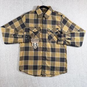 Dixxon Flannel Company Shirt Mens Medium Plaid Five Clicks Out